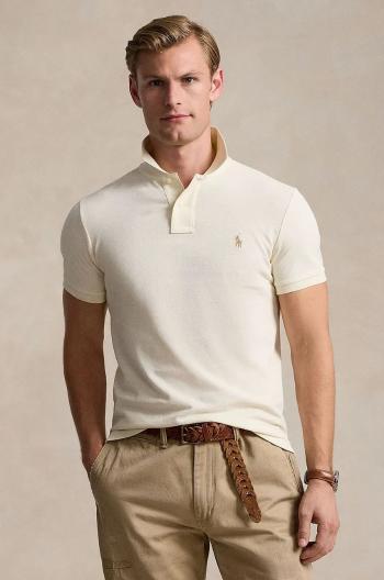 Bavlnené polo tričko Polo Ralph Lauren jednofarebné, 710536856