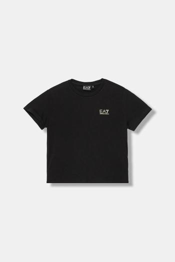 Detské tričko EA7 Emporio Armani čierna farba, 7G000137 AF10373
