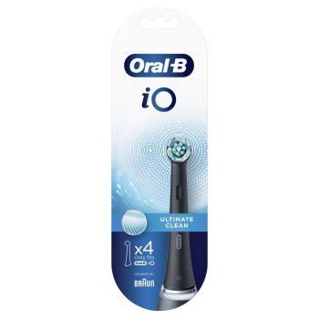 ORAL-B Čistiace hlavice iO Ultimate Clean Black 4 ks