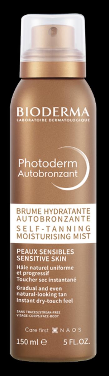 BIODERMA Photoderm Autobronzant Hydratačný samoopaľovací sprej pre prirodzené opálenie 150 ml