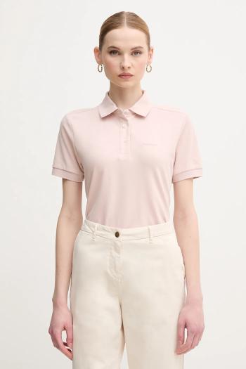 Polo tričko Barbour Bowford dámske, béžová farba, LML0886PI35