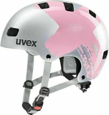 UVEX Kid 3 Silver/Rosé 51-55 Detská prilba na bicykel