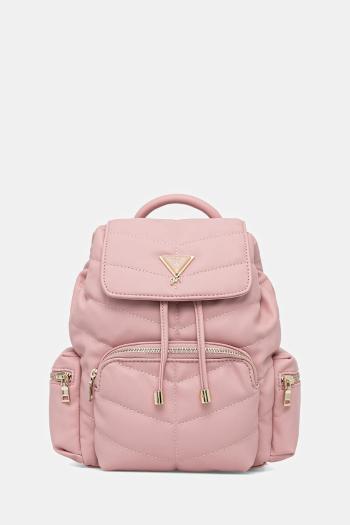 Ruksak Guess Girl ružová farba, malý, jednofarebná, J5YZ11 WGVT0