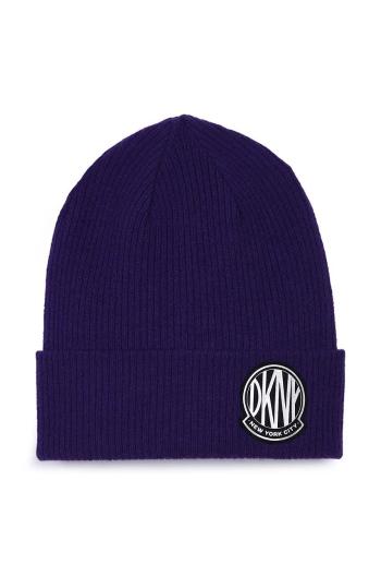Detská čiapka Dkny fialová farba biela, D60990