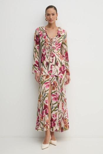 Šaty Marciano Guess IRIS ružová farba, maxi, áčkový strih, 5RGK41 9603Z