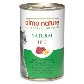 Almo Nature HFC gazdaságos csomag 12 x 140 g - Tonhal & kukorica