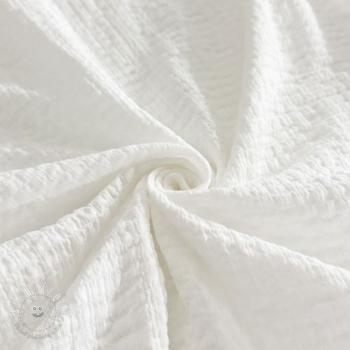 Bavlnená látka STRETCH Baby off white