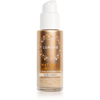 Lumene Natural Glow rozjasňujúci make-up pre prirodzený vzhľad SPF 20 odtieň 0.5 Light 30 ml