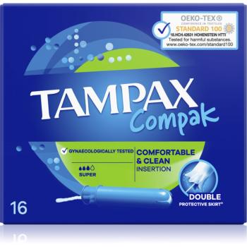 Tampax Compak Super tampóny s aplikátorom 16 ks