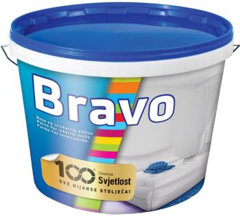 BRAVO - Interiérová farba na steny biela 10 l