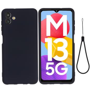 RUBBER Ochranný kryt pre Samsung Galaxy M13 5G čierny