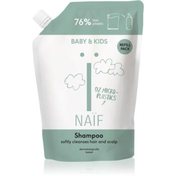 Naif Baby & Kids Shampoo výživný šampón pre deti od narodenia náhradná náplň 500 ml