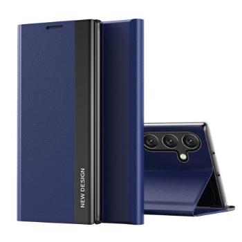 MG Sleep Case Pro knižkové puzdro na Samsung Galaxy S25 Edge, modré