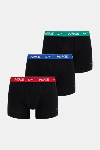 Boxerky Nike 3-pak pánske, čierna farba, 0000KE1008