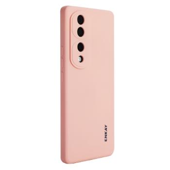 ENKAY RUBBER Ochranný kryt pre Honor 70 ružový