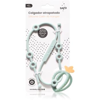 Saro Baby Silicone Catch-All Hanger silikónová šnúrka Mint 1 ks