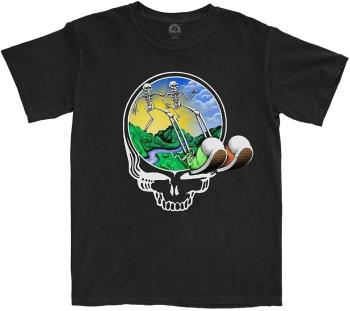 Grateful Dead Tričko Skeles Stepping Unisex Black L