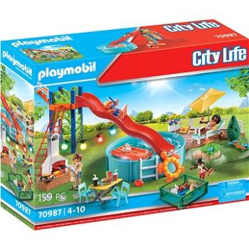 Playmobil Bazénová párty so smýkľavkou (4008789709875)