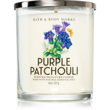 Bath & Body Works Purple Patchouli vonná sviečka 227 g