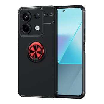 HOLDER Silikónový kryt s držiakom Xiaomi Redmi Note 13 Pro 5G / Xiaomi Poco X6 5G čierny-červený