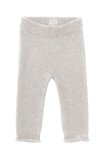 Vlnené detské legíny Donsje Trig Merino Wool Trousers béžová farba, jednofarebné, 3034800