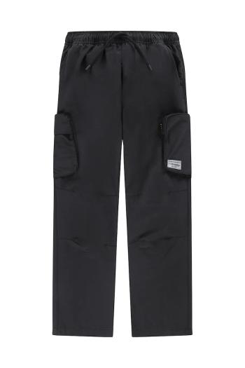 Detské nohavice Levi's PARACHUTE CARGO PANTS čierna farba, jednofarebné, 9EM373