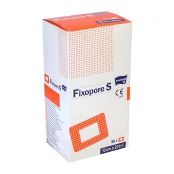 Fixopore S 10 x 20 cm á 50 ks. sterilná náplasť