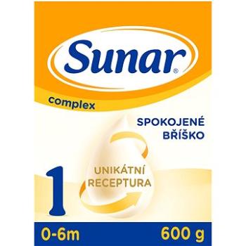 Sunar Complex 1 počiatočné dojčenské mlieko 600 g (8592084415693)