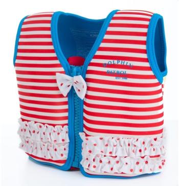 Mellény Konfidence úszómellény JACKET ORIGINAL, csíkos / piros