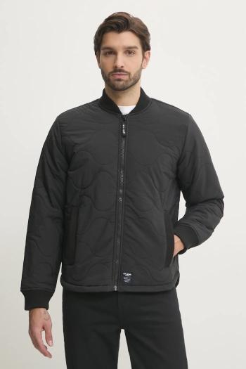 Bunda Pepe Jeans MALABAR pánska, čierna farba, prechodná, PM403061
