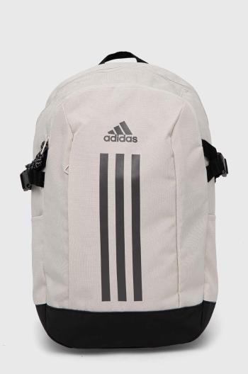 Ruksak adidas béžová farba, veľký, s potlačou, IX3178