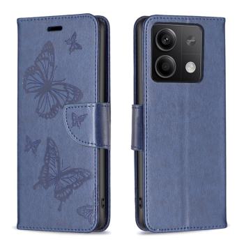 ART BUTTERFLY Peňaženkový obal pre Xiaomi Redmi Note 13 modrý