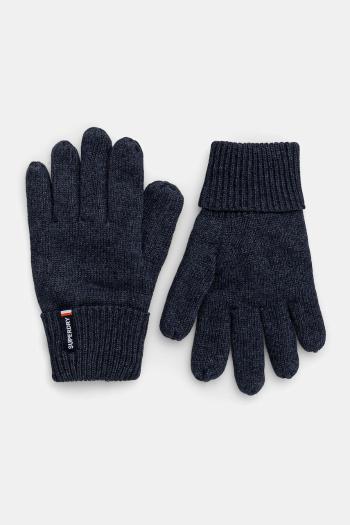 Bavlnené rukavice Superdry tmavomodrá farba, M9310076A-C2P