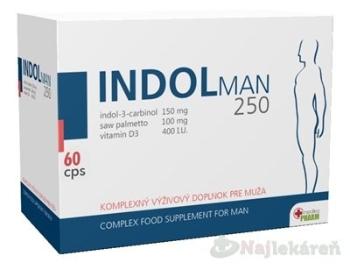 Medikapharm Indol Man 250 60 kapsúl