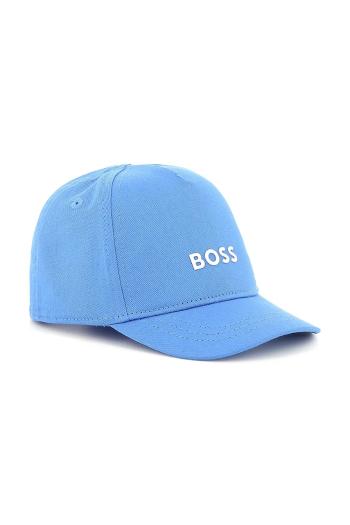 Detská bavlnená šiltovka BOSS jednofarebná, J51693