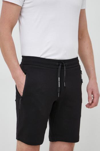 Bavlnené šortky Armani Exchange pánske, čierna farba, 8NZS75 ZJKRZ NOS