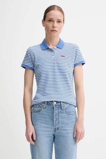 Polo tričko Levi's dámske, fialová farba, 52599