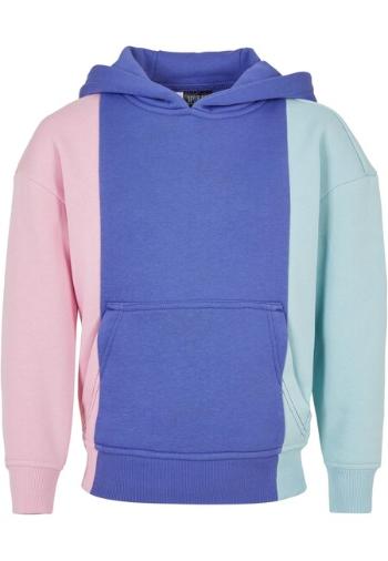 Urban Classics Girls Tripple Hoody girlypink/purpleday/oceanblue - 134/140