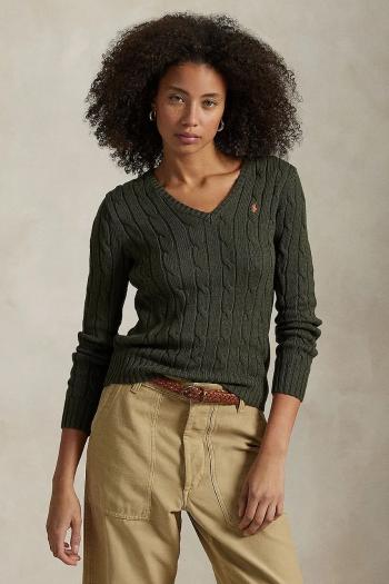 Bavlnený sveter Polo Ralph Lauren biela farba, tenký, 211891641