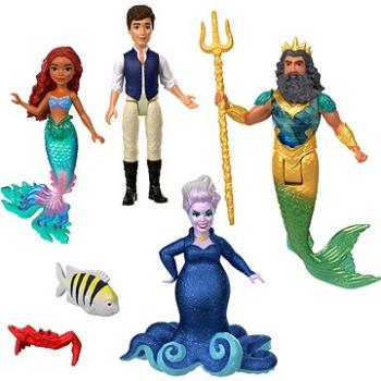 The Little Mermaid Súprava 6 Ks Malých Bábik: Malá Morská Víla S Kamarátmi (194735121359)