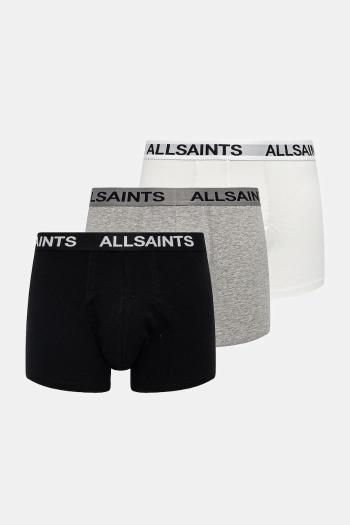 Boxerky AllSaints 3-pak čierna farba, ASM493454