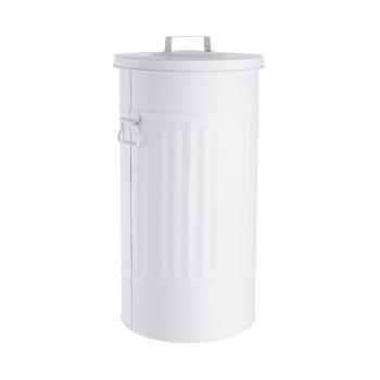 ZINC szemetesvödör/tárolóvödör, fehér 40 l