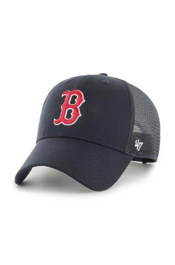 Šiltovka 47 brand MLB Boston Red Sox tmavomodrá farba, s nášivkou, BCWS-BRSRS02CTP-NY04