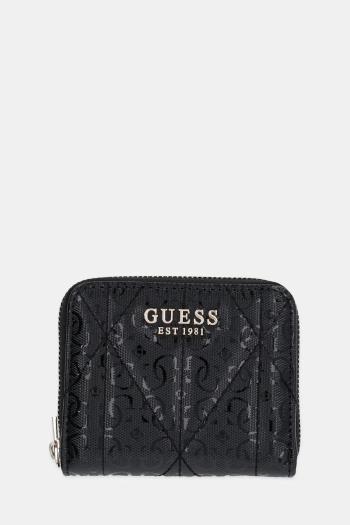 Peňaženka Guess ALDINA dámska, čierna farba, SWGG96 63137