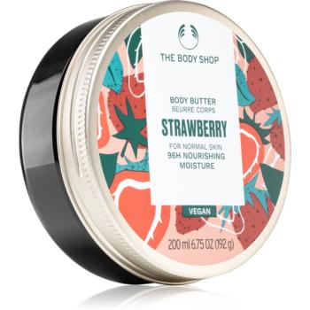 The Body Shop Strawberry Body Butter telové maslo pre normálnu pokožku 200 ml