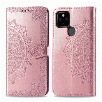 ART Peňaženkový kryt Google Pixel 4a 5G ORNAMENT ružový