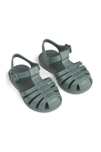 Detské sandále Liewood Bre Sandals zelená farba, LW19947