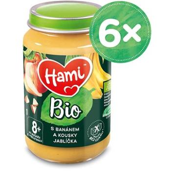 Hami BIO S banánom a kúskami jabĺčka 6× 190 g (13041091699524)