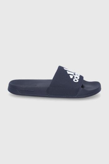 Šľapky adidas Performance Adilette Shower GZ3774 pánske, tmavomodrá farba, GZ3774