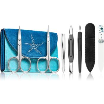 DuKaS Premium Line Solingen 216 set na manikúru + puzdro Blue-Turquoise